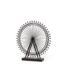 London Eye 3L x 25W Black Metal London Eye Replica by Mercana at Eve Furniture