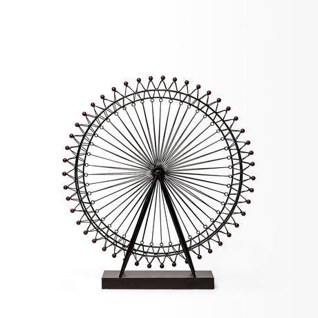 London Eye Black Metal London Eye Replica by Mercana at Eve Furniture