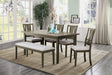 London Gray Mindy 6-Piece Dining Set by Homelegance at Eve Furniture
