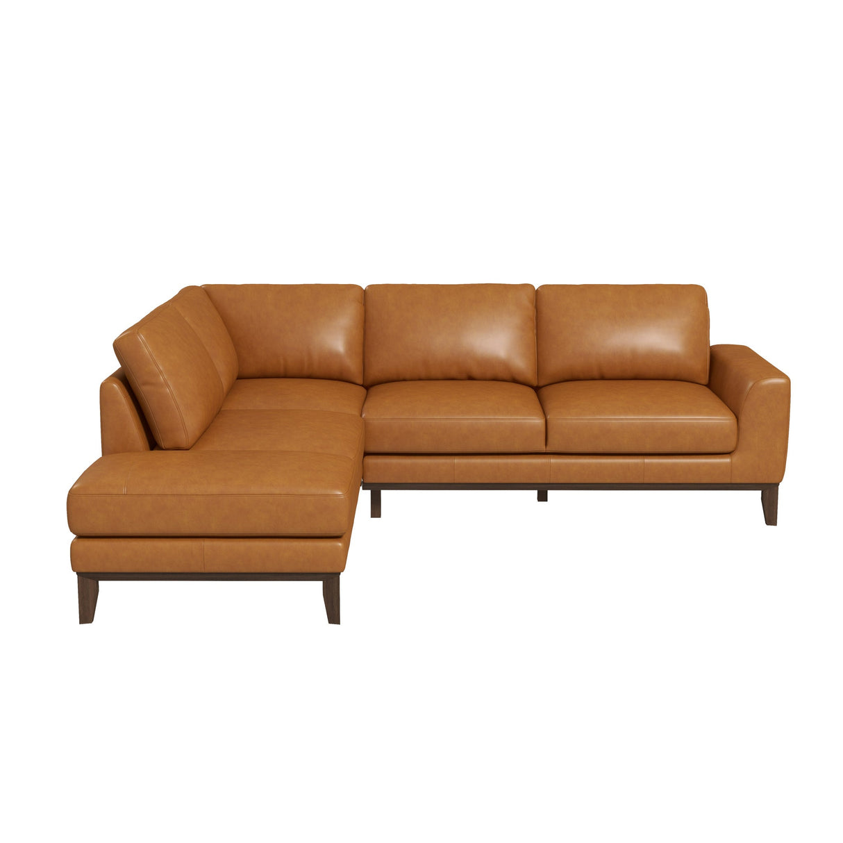 London Leather Sectional Sofa Left Facing by Ashcroft Furniture at Eve Furniture
