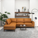 London Leather Sectional Sofa Left Facing by Ashcroft Furniture at Eve Furniture