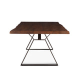 London Loft 106" Dining Table in Walnut