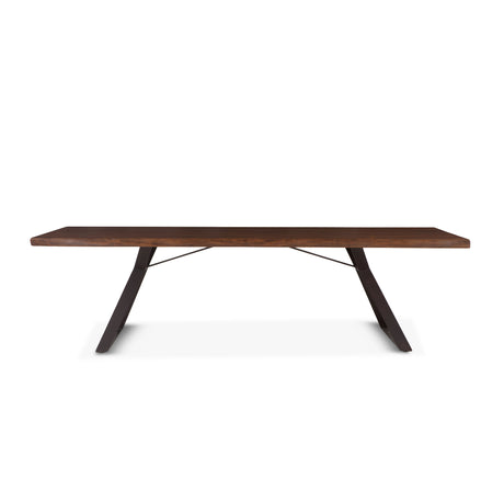London Loft 106" Dining Table in Walnut by Home Trends & Design at Eve Furniture