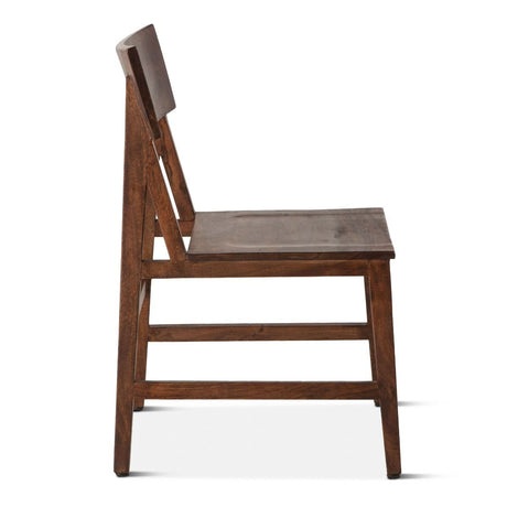 London Loft 19" Dining Chair in Walnut by Home Trends & Design at Eve Furniture