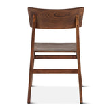 London Loft 19" Dining Chair in Walnut by Home Trends & Design at Eve Furniture
