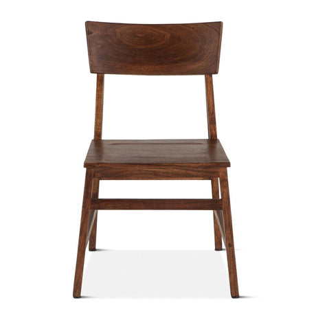 London Loft 19" Dining Chair in Walnut by Home Trends & Design at Eve Furniture