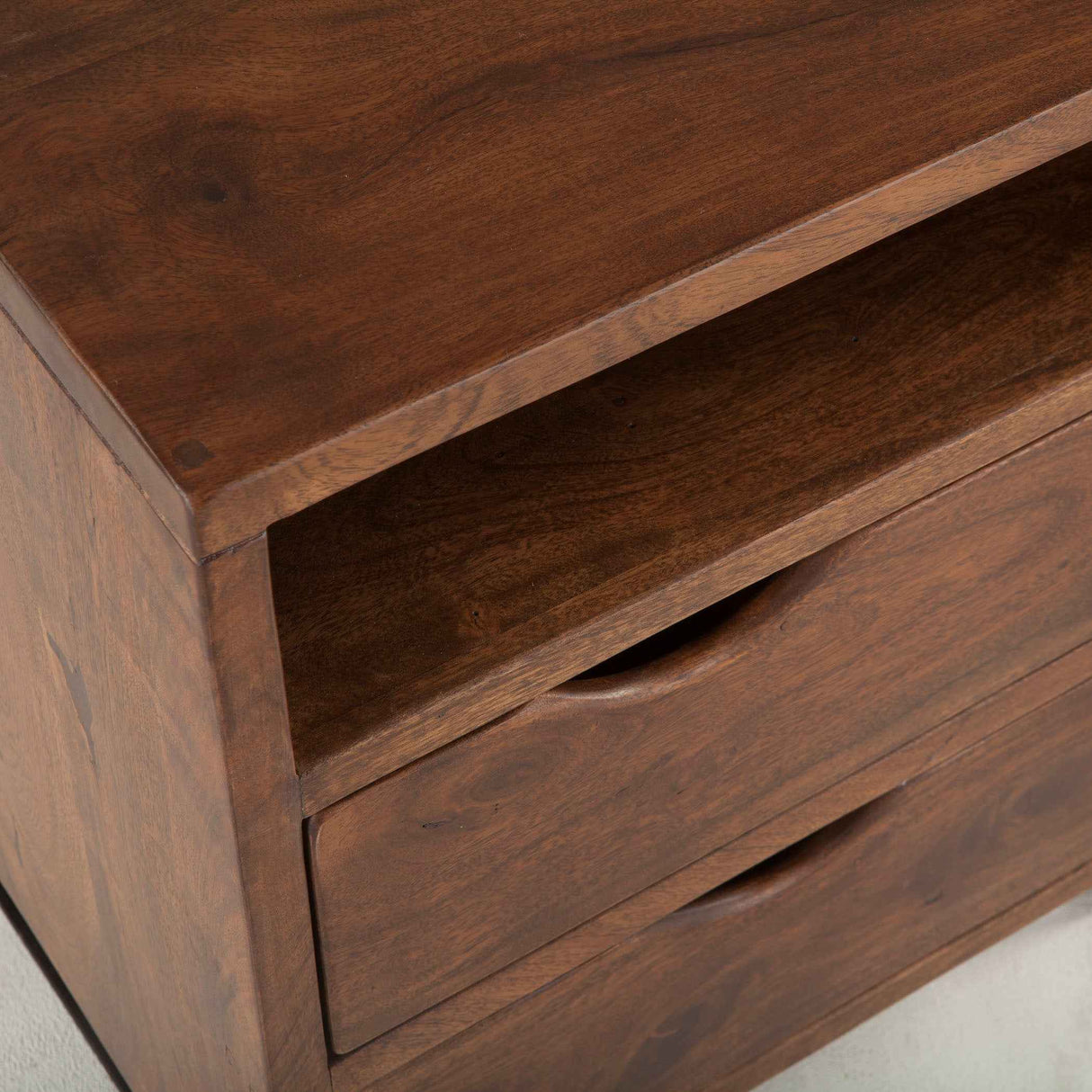London Loft 23" Nightstand in Walnut by Home Trends & Design at Eve Furniture