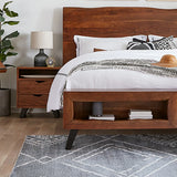London Loft 23" Nightstand in Walnut by Home Trends & Design at Eve Furniture