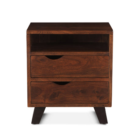 London Loft 23" Nightstand in Walnut by Home Trends & Design at Eve Furniture