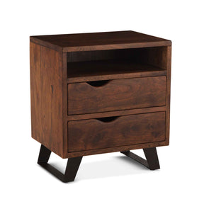 London Loft 23" Nightstand in Walnut by Home Trends & Design at Eve Furniture