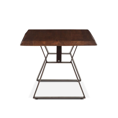London Loft 23" Side Table in Walnut by Home Trends & Design at Eve Furniture
