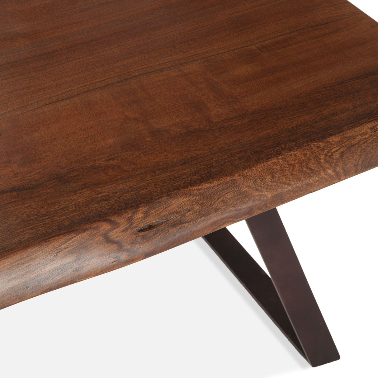 London Loft 23" Side Table in Walnut by Home Trends & Design at Eve Furniture