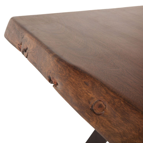 London Loft 23" Side Table in Walnut by Home Trends & Design at Eve Furniture