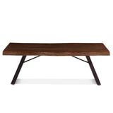 London Loft 54" Coffee Table in Walnut by Home Trends & Design at Eve Furniture