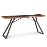 London Loft 68" Console Table in Walnut by Home Trends & Design at Eve Furniture