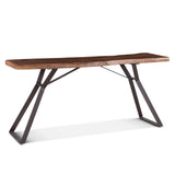 London Loft 68" Console Table in Walnut by Home Trends & Design at Eve Furniture
