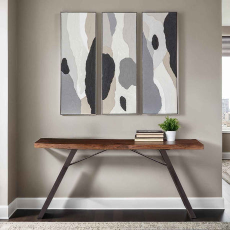 London Loft 68" Console Table in Walnut by Home Trends & Design at Eve Furniture