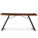 London Loft 68" Console Table in Walnut by Home Trends & Design at Eve Furniture