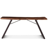 London Loft 68" Console Table in Walnut by Home Trends & Design at Eve Furniture