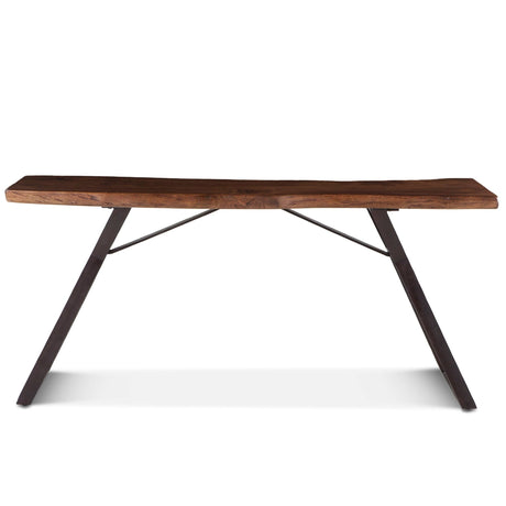 London Loft 68" Console Table in Walnut by Home Trends & Design at Eve Furniture