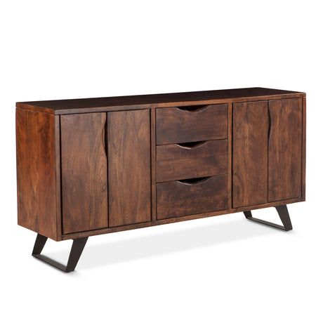 London Loft 68" Sideboard in Walnut by Home Trends & Design at Eve Furniture