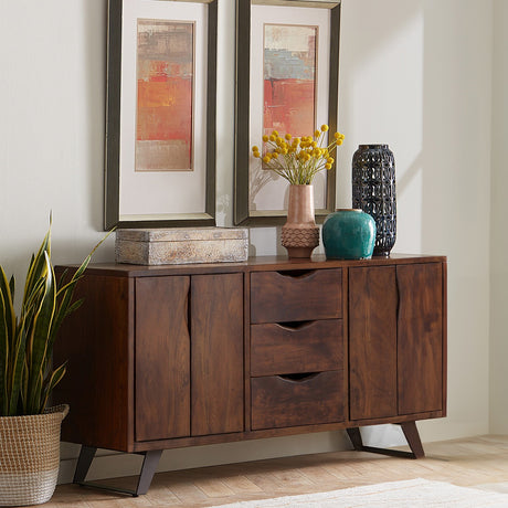London Loft 68" Sideboard in Walnut by Home Trends & Design at Eve Furniture
