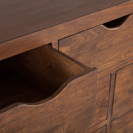 London Loft 71" Dresser in Walnut by Home Trends & Design at Eve Furniture