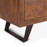 London Loft 71" Dresser in Walnut by Home Trends & Design at Eve Furniture
