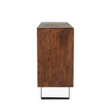 London Loft 71" Dresser in Walnut by Home Trends & Design at Eve Furniture