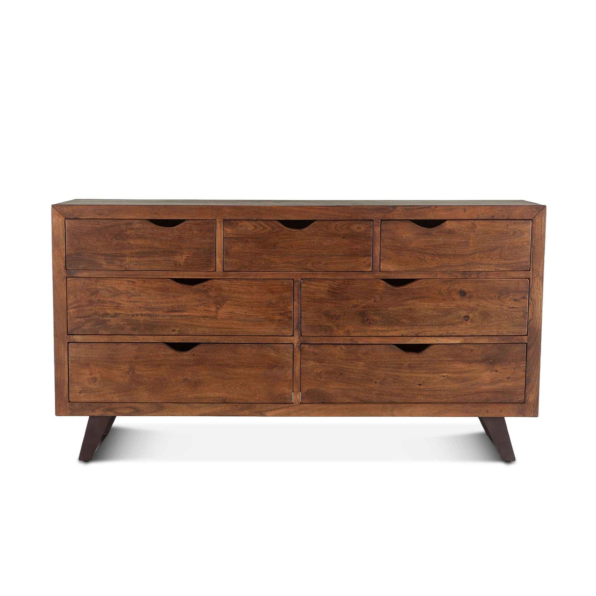 London Loft 71" Dresser in Walnut by Home Trends & Design at Eve Furniture
