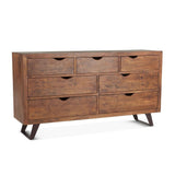 London Loft 71" Dresser in Walnut by Home Trends & Design at Eve Furniture