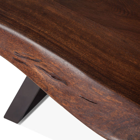London Loft 72" Bench in Walnut by Home Trends & Design at Eve Furniture