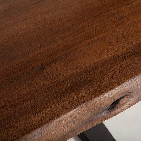 London Loft 80" Dining Table in Walnut by Home Trends & Design at Eve Furniture