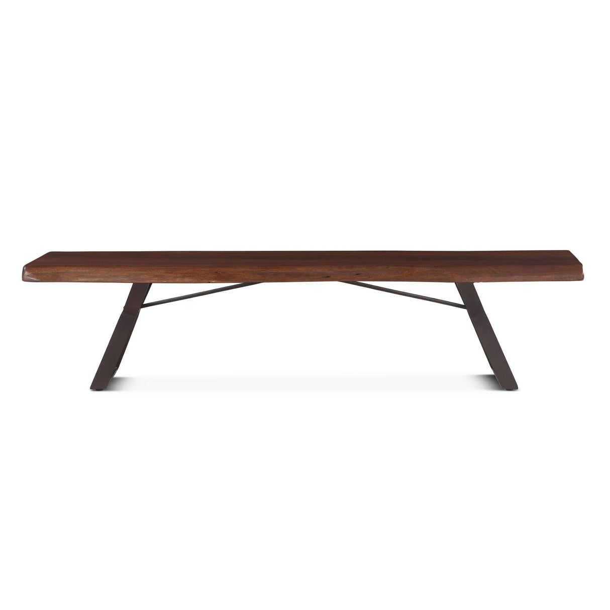 London Loft 90" Bench in Walnut by Home Trends & Design at Eve Furniture