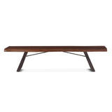 London Loft 90" Bench in Walnut by Home Trends & Design at Eve Furniture
