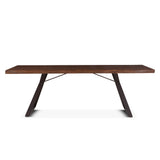 London Loft 94" Dining Table in Walnut by Home Trends & Design at Eve Furniture