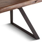 London Loft 94" Dining Table in Walnut by Home Trends & Design at Eve Furniture