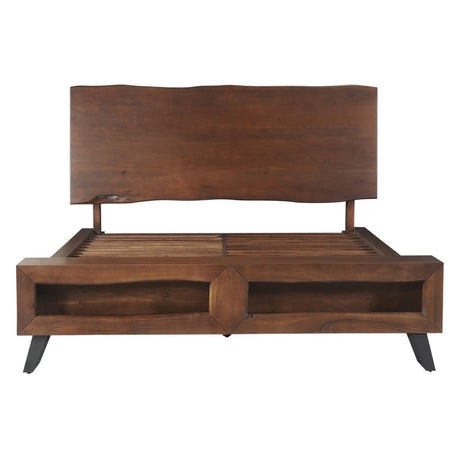London Loft King Bed in Walnut by Home Trends & Design at Eve Furniture