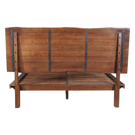 London Loft King Bed in Walnut by Home Trends & Design at Eve Furniture