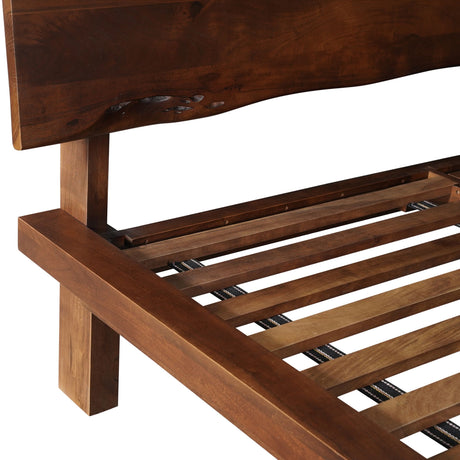 London Loft King Bed in Walnut by Home Trends & Design at Eve Furniture