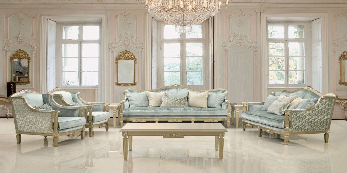 London Turquoise Living Room Chair by Cosmos Furniture at Eve Furniture