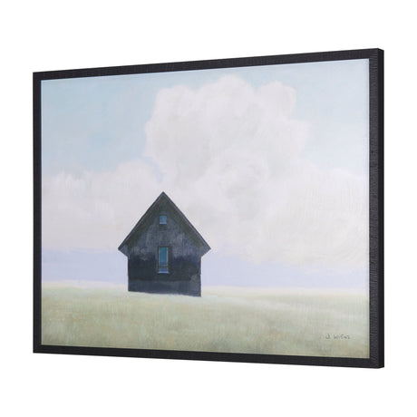 Lonely Landscape I by Mercana Studio a Hand Embellished Textured Framed Art Print by Mercana at Eve Furniture