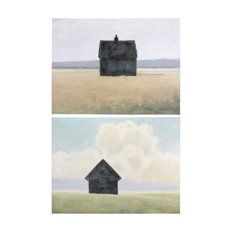 Lonely Landscape II by Mercana Studio a Hand Embellished Textured Canvas by Mercana at Eve Furniture