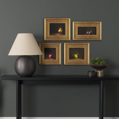 Lonely Lime by Mercana Studio a Hand Embellished Framed Art Print by Mercana at Eve Furniture