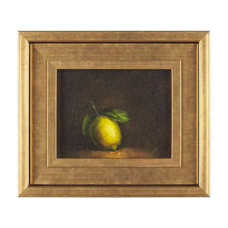 Lonely Lime by Mercana Studio a Hand Embellished Framed Art Print by Mercana at Eve Furniture