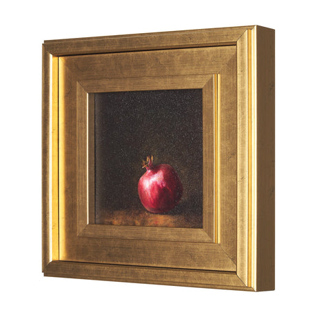 Lonely Pomegranate by Mercana Studio a Hand Embellished Framed Art Print by Mercana at Eve Furniture
