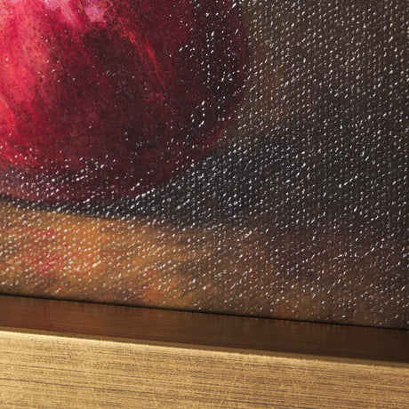 Lonely Pomegranate by Mercana Studio a Hand Embellished Framed Art Print by Mercana at Eve Furniture