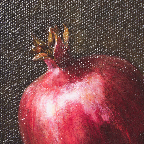 Lonely Pomegranate by Mercana Studio a Hand Embellished Framed Art Print by Mercana at Eve Furniture