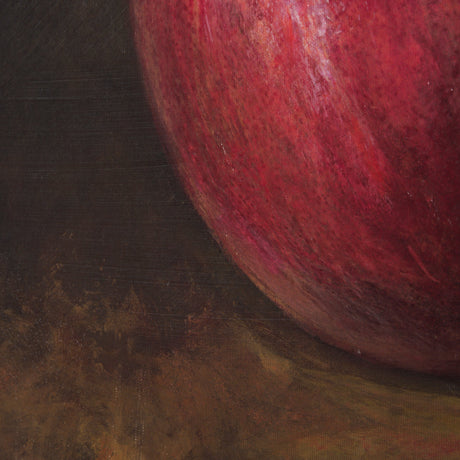 Lonely Pomegranate by Mercana Studio a Hand Embellished Textured Canvas by Mercana at Eve Furniture