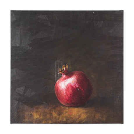 Lonely Pomegranate by Mercana Studio a Hand Embellished Textured Canvas by Mercana at Eve Furniture
